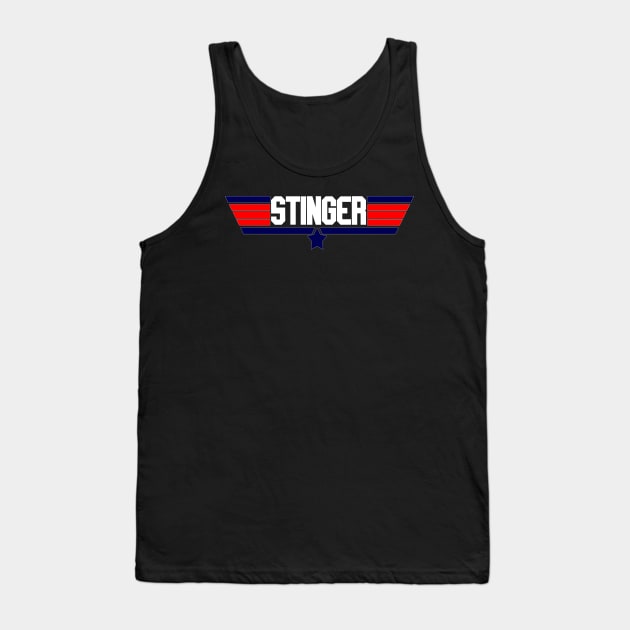 "Stinger" Action Movie Design Tank Top by Yoda